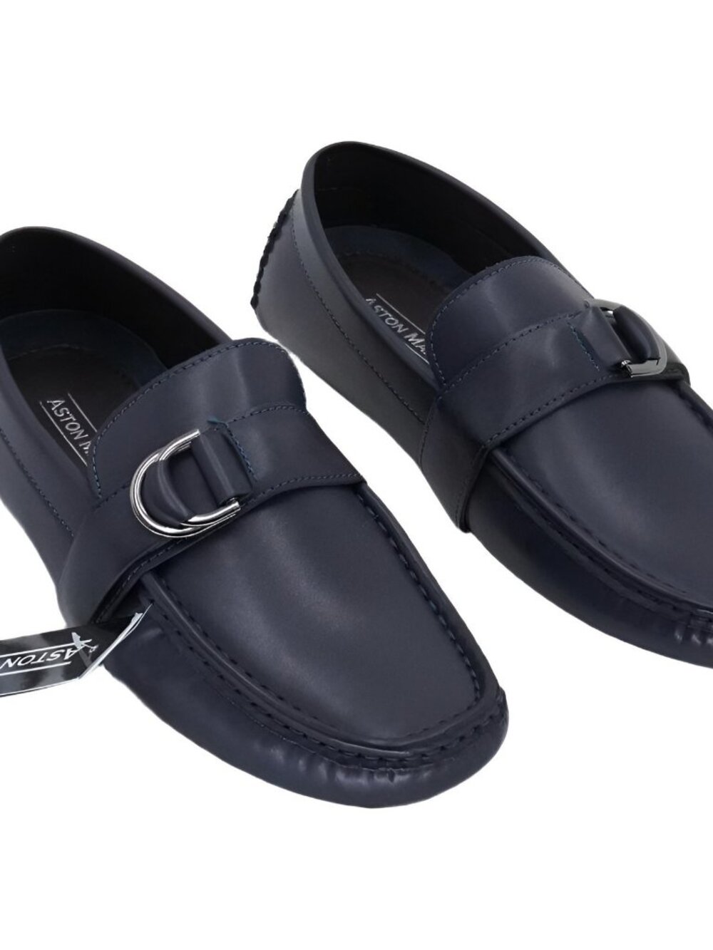 Aston Marc Men's Charter Slip-On Driving Loafers Navy 9M